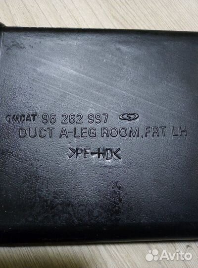 Воздуховоды отопителя Chevroiet Rezzo универсал