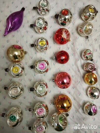 Елочные игрушки прожекторы СССР