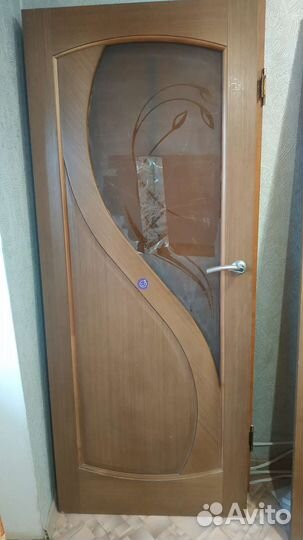 Межкомнатные двери бу. Ширина 80 см. Длина 2 м