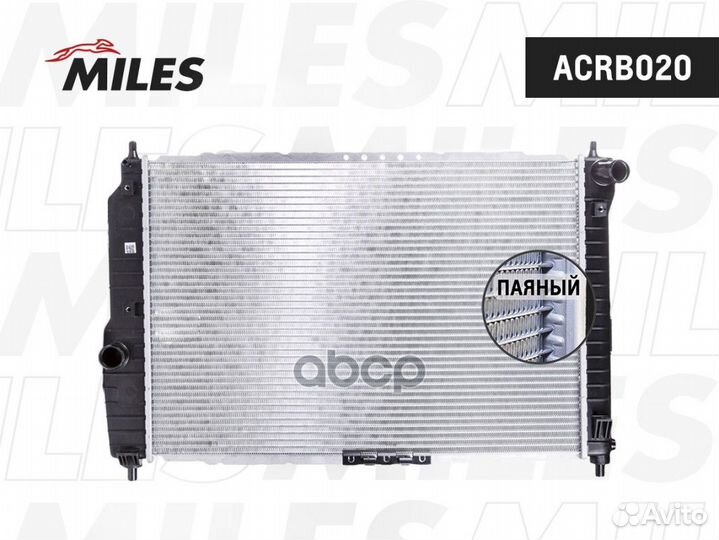 Радиатор (паяный) chevrolet aveo 1.2/1.4 M/T 06