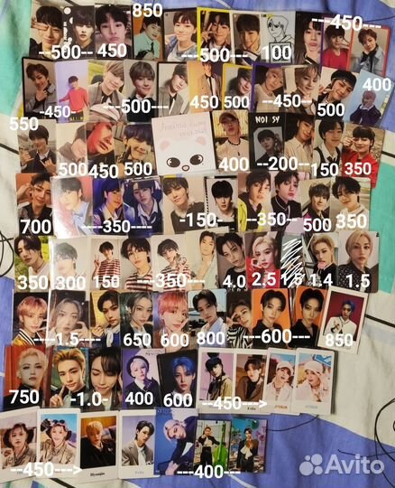 Официальные карты kpop stray kids