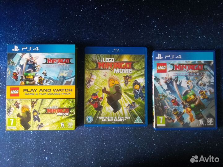 Диск ps4 Lego Ninjago movie videogame/ movie