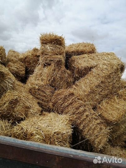 Солома в тюках