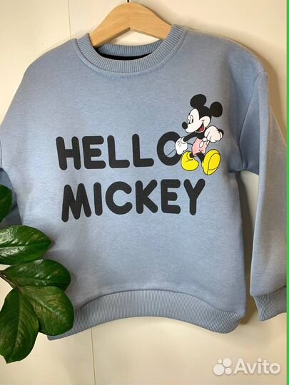 Свитшот на флисе 92/110