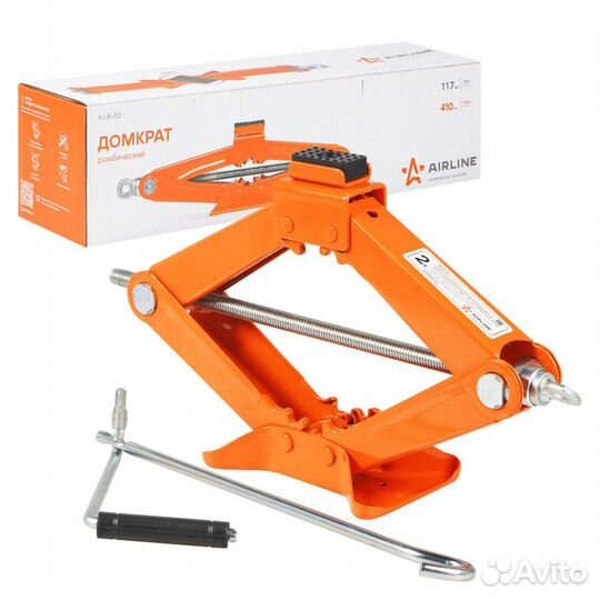 Домкрат ромбический 2т в сумке (MIN - 105 мм, M