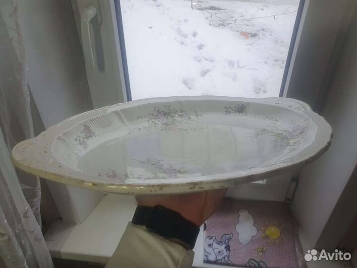 Блюдо Антиквариат