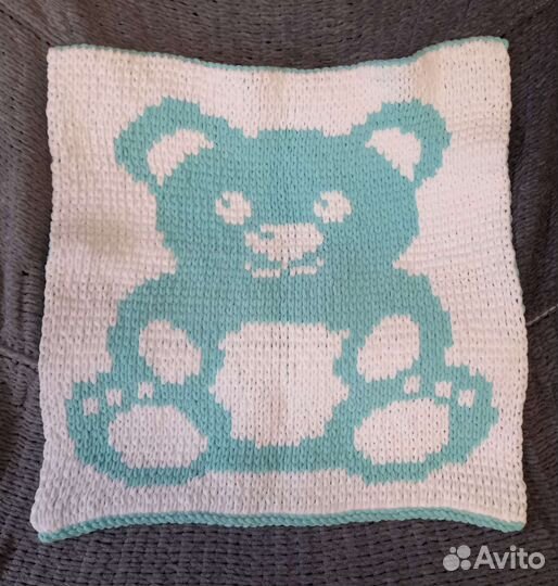 Плед детский плюшевый