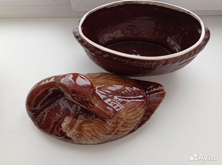 Горшок керамический утятница