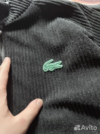 Вельветовая куртка Lacoste черная