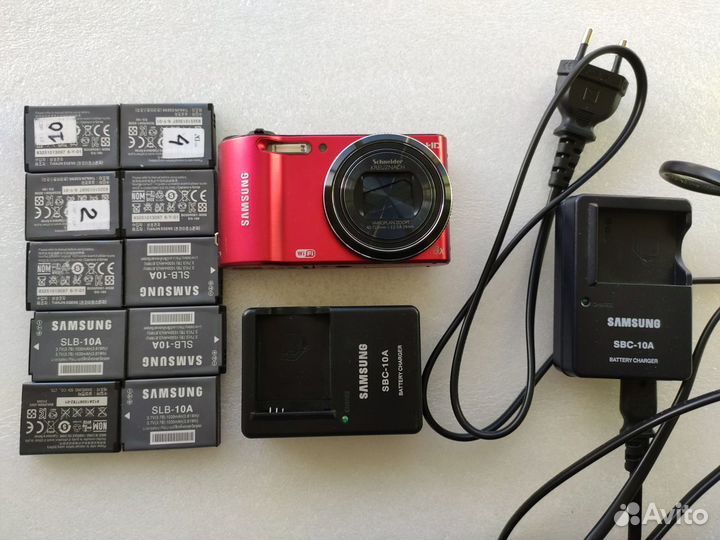 Фотоаппарат Samsung WB152F + 10 аккумуляторов
