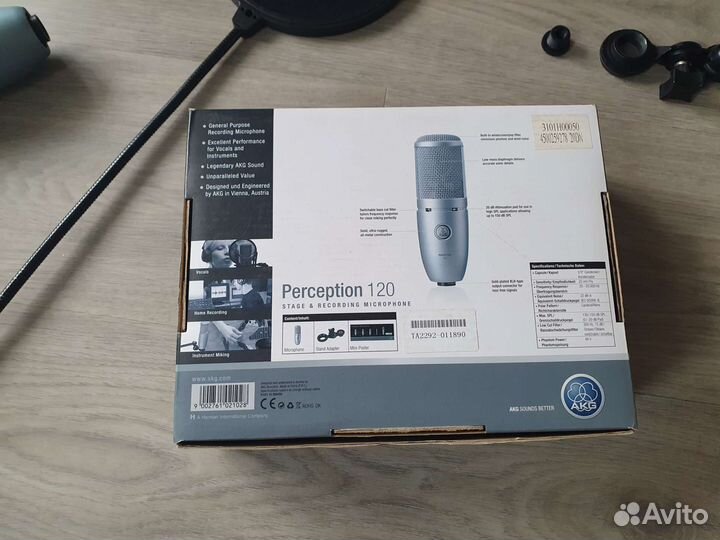 Микрофон AKG P120 + допы