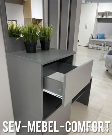 Прихожая графит ширина 100 см