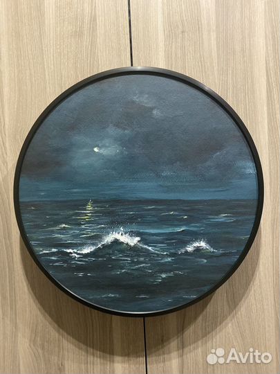 Картина акрилом на холсте с рамой