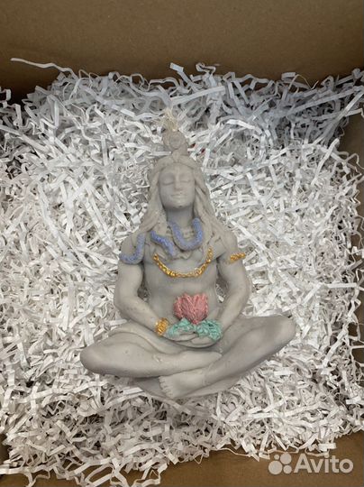 Свеча ручной работы Будда