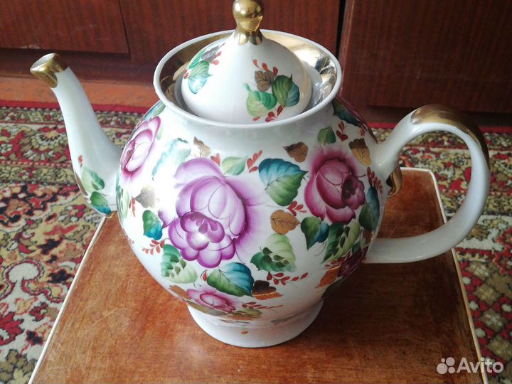 Чайник заварочный фарфоровый новый