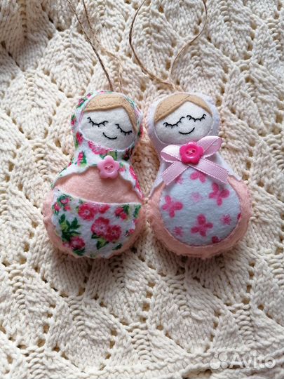 Зайчики, матрёшки к Пасхе, сувенир