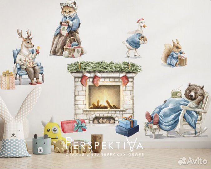 Наклейки на стену и окна