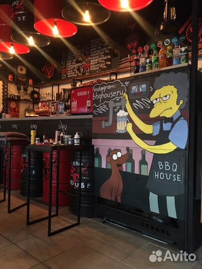 Роспись стен, интерьерные картины