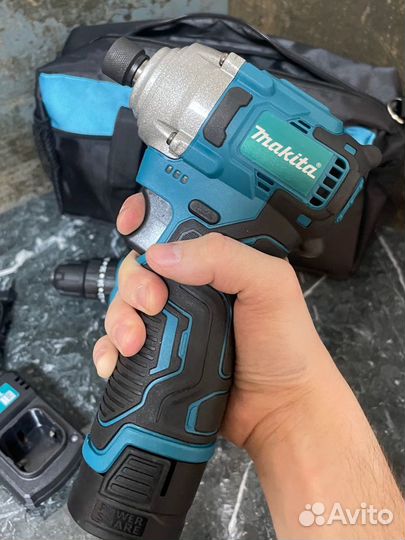 Бесщеточный набор 2в1 Makita 18V (шурик+импакт)