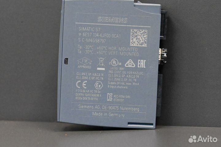 Siemens 6ES7 134-6JF00-0CA1 новый, 1 шт