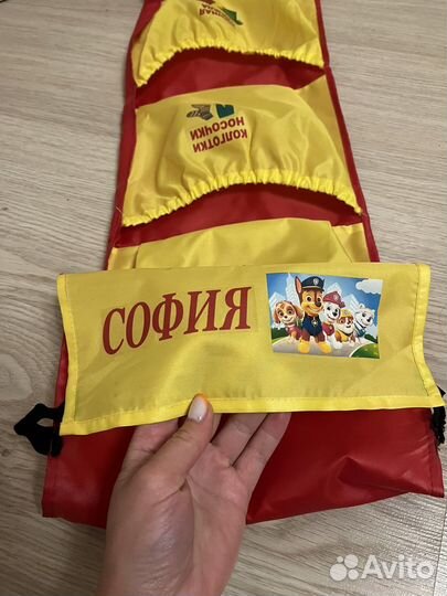 Кармашки на дверцу шкафчика в садик