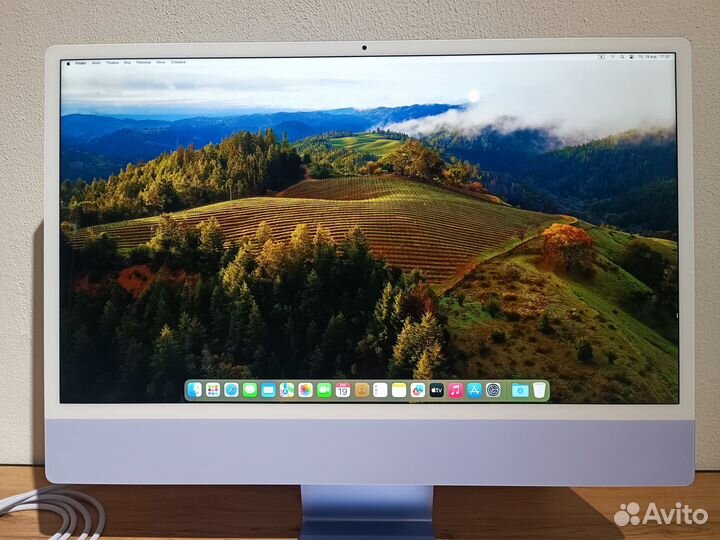Моноблок Apple iMac Purple 24 M1 8C CPU 7C GPU
