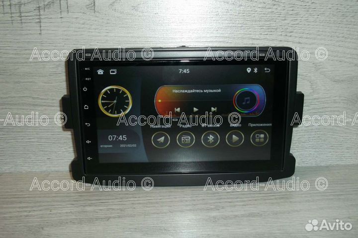 Магнитола Рено Логан 2 Андроид с навигацией