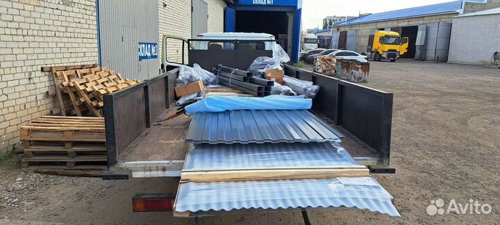 Грузоперевозки газель открытая бортовая 6 метров