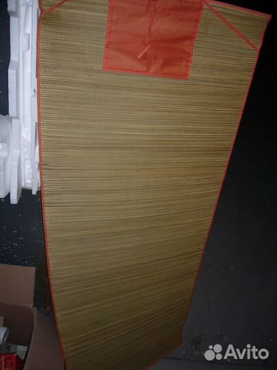 Коврик пляжный, постилка плетёная, новая