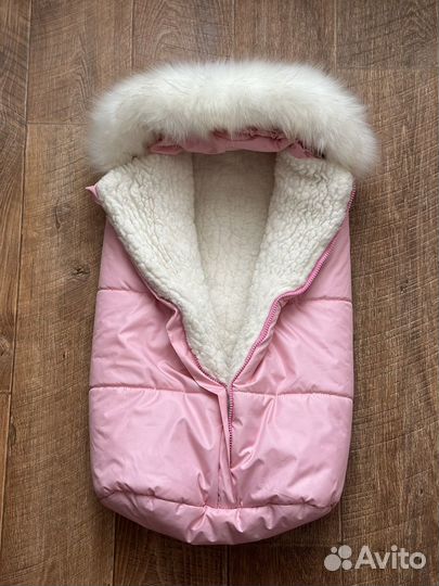 Конверт на выписку для девочки зима