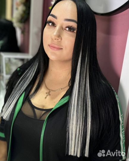 Наращивание волос модель