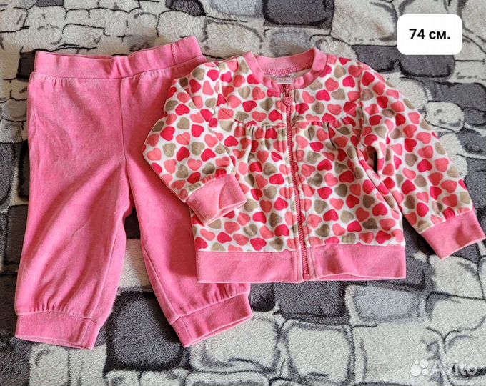 Костюмы для девочки 6-18 мес