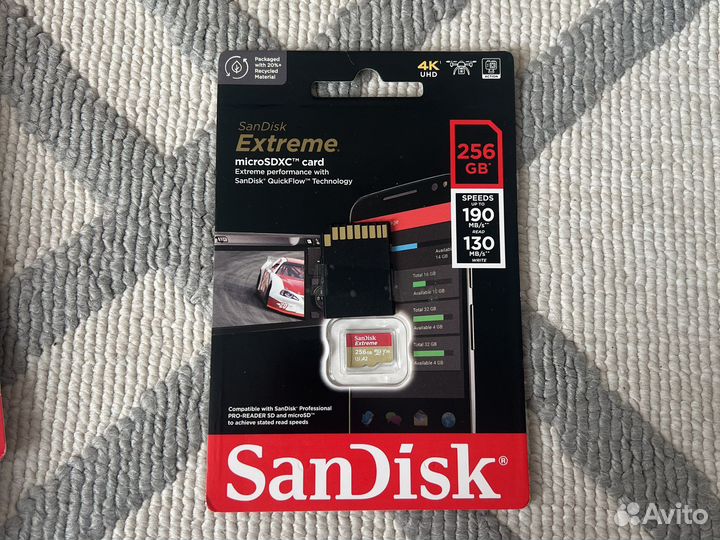 Sandisk карта памяти Micro SD, 128 гб/256/512