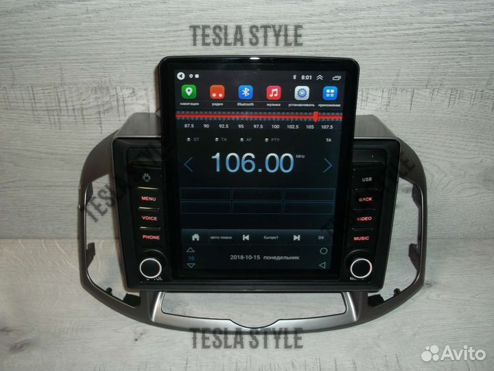Магнитола Chevrolet Captiva Tesla 2/32 Android GPS