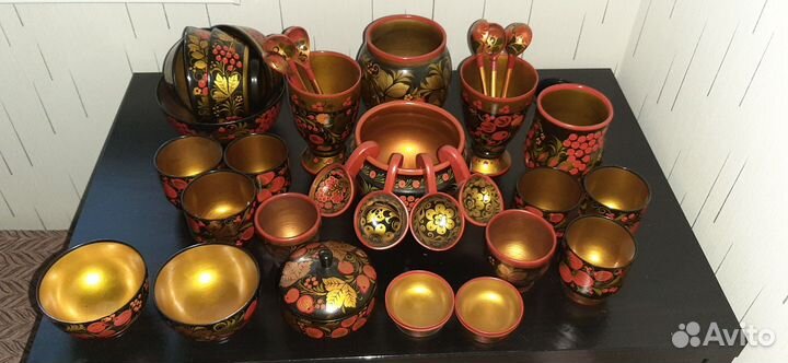 Посуда хохлома СССР