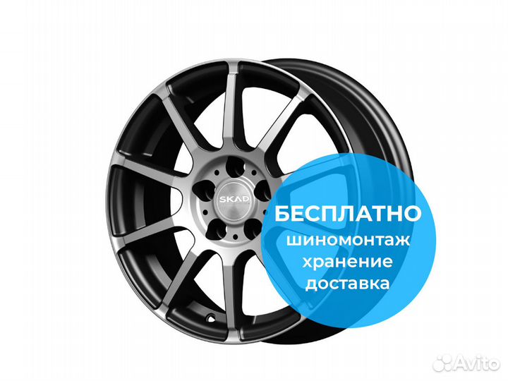 R15 5x100 6J ET38 D57,1 Скад Акита Алмаз