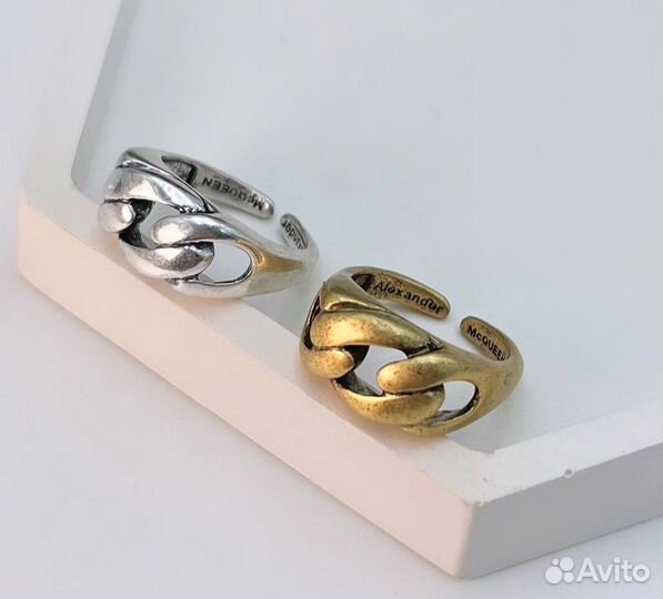 Alexander mcqueen кольцо