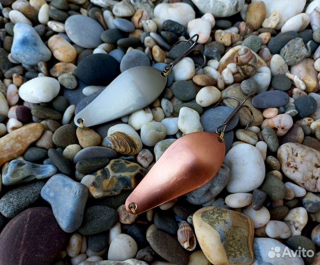 Блесна Атом2 СССР Сталь комплект 2 шт