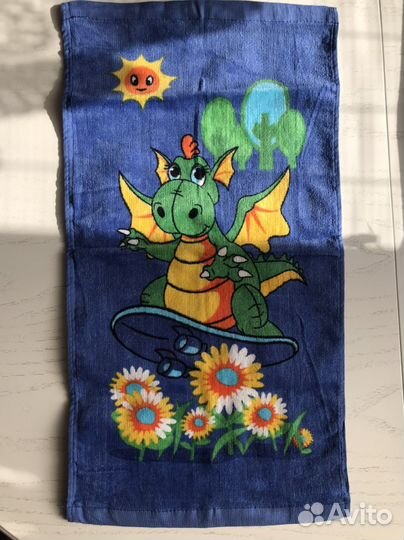 Одеяла детские,ссср, Винтаж; Полотенце «Дракоша«