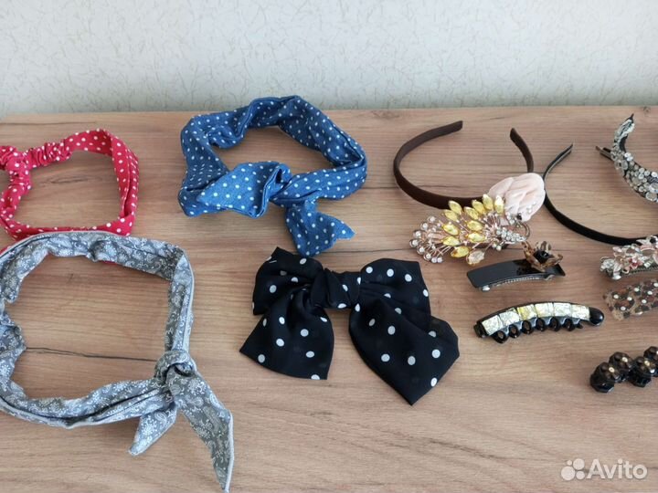 Резинки, ободки для волос.бигуди-липучки