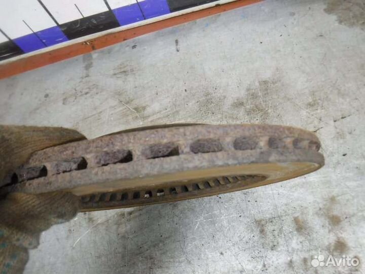 Диск тормозной передний правый Лада Калина 2 11186