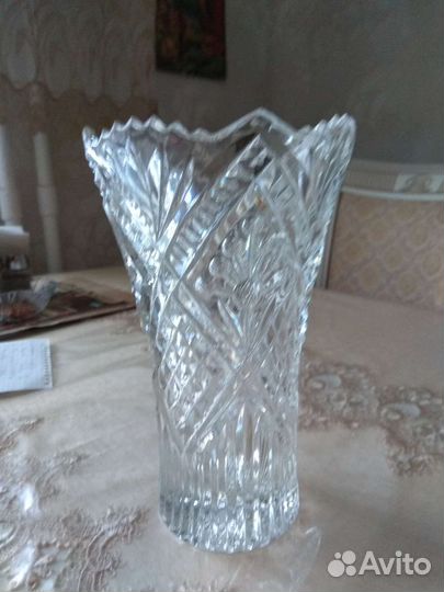 Ваза хрустальная большая СССР