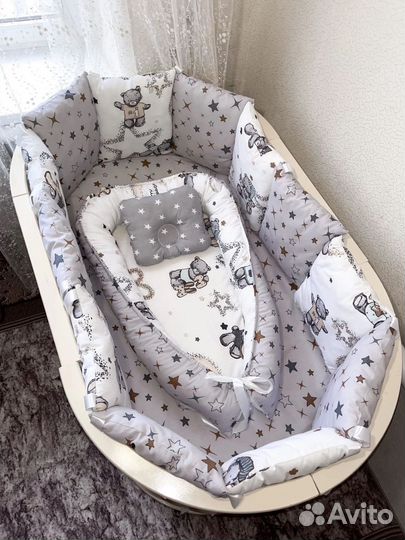 Бортики в кроватку новые