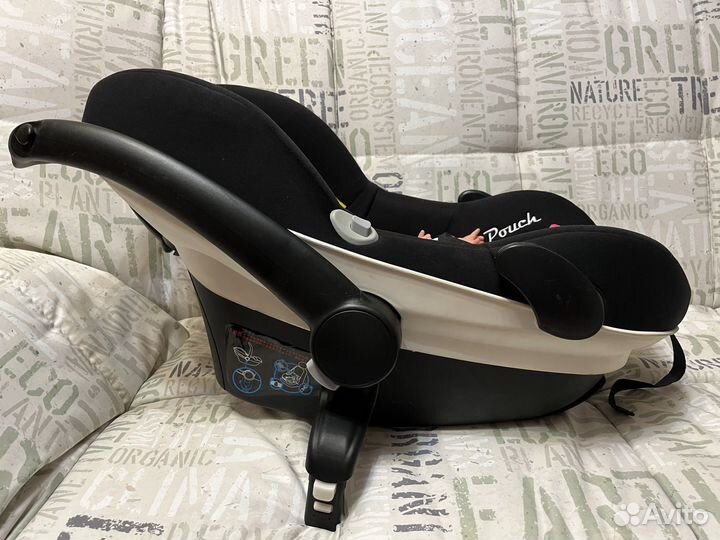 Автокресло автолюлька 0+ Pouch Hot Mom