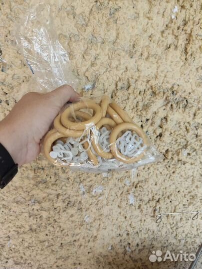 Гардина алюм настенная Г-образная+крепеж+крючки