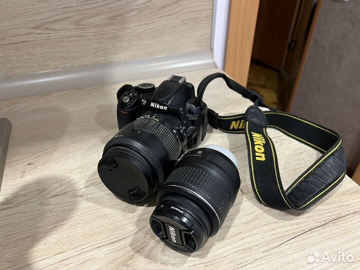Фотоаппарат nikon d3100 + 2 объектива