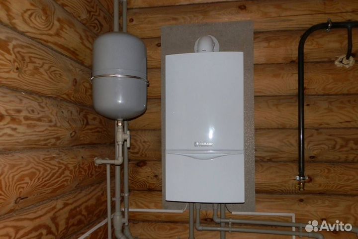 Установка газовых котлов, колонок. Отопление