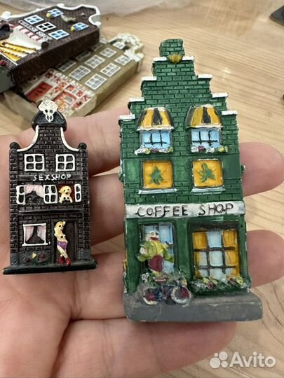 Магниты на холодильник Голландия домики