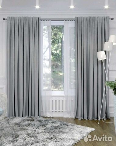 Шторы блекаут рогожка