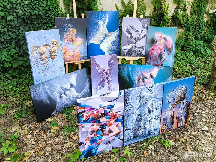 Печать на холсте, картины в интерьер